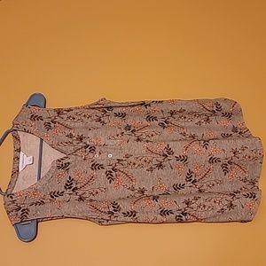 Liz Claiborne Floral Print Tank Top